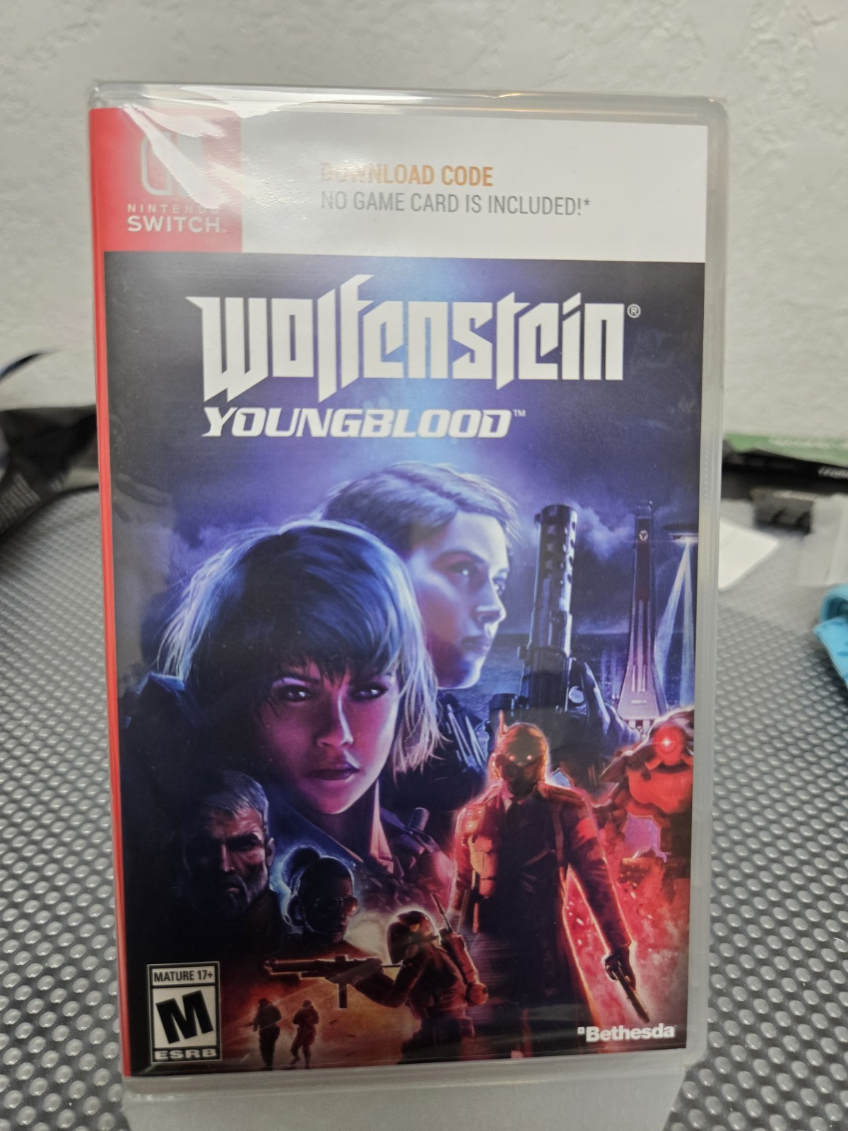 Nintendo Wolfenstein Youngblood Cartridge Case for Switch (No Game Card)