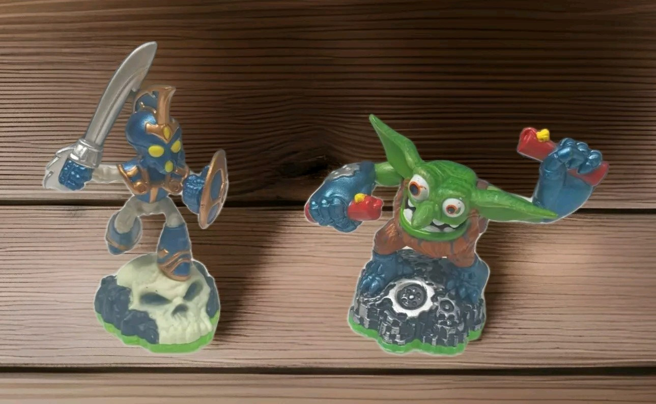 Skylanders Spyros Adventure – Lot Of 5 Chop Chop, Boomer, Voodood, Stump Smash