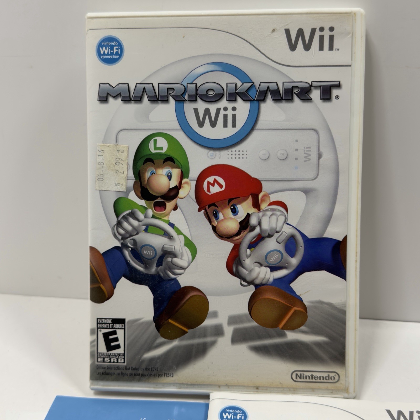 Mario Kart Wii (Nintendo Wii, 2008) Complete in Box with Manual & Inserts TESTED