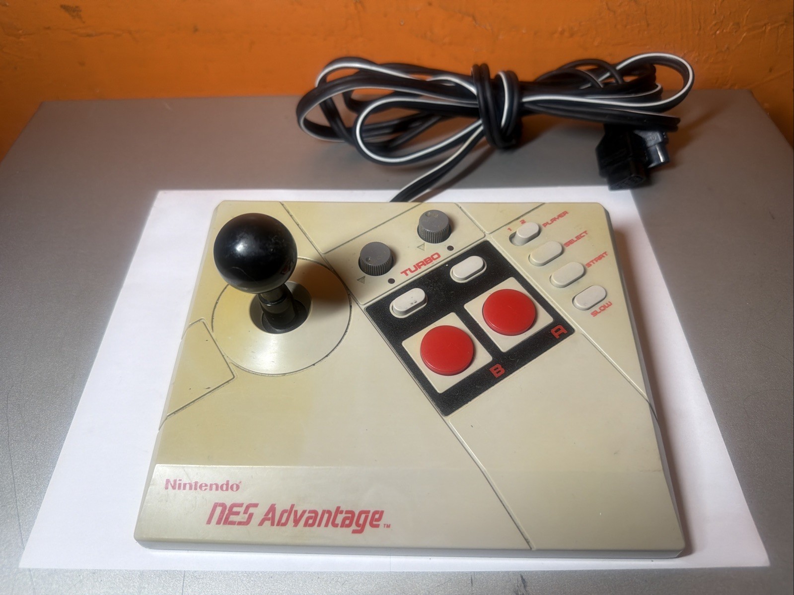 Nintendo NES Advantage Controller OEM NES-026 1987 WORKING