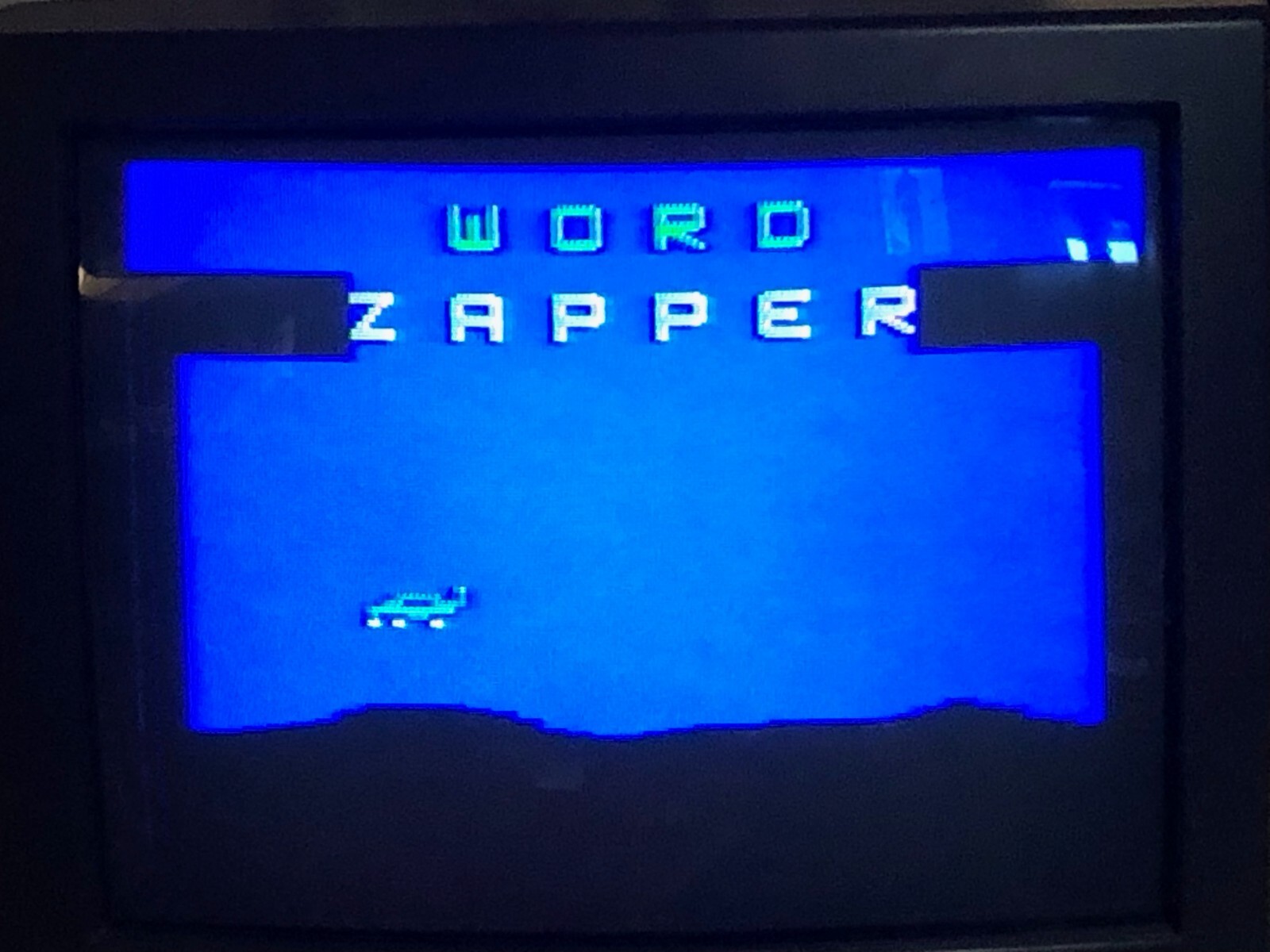 Word Zapper Atari 2600 Game Cleaned Authentic Cart Tested Working