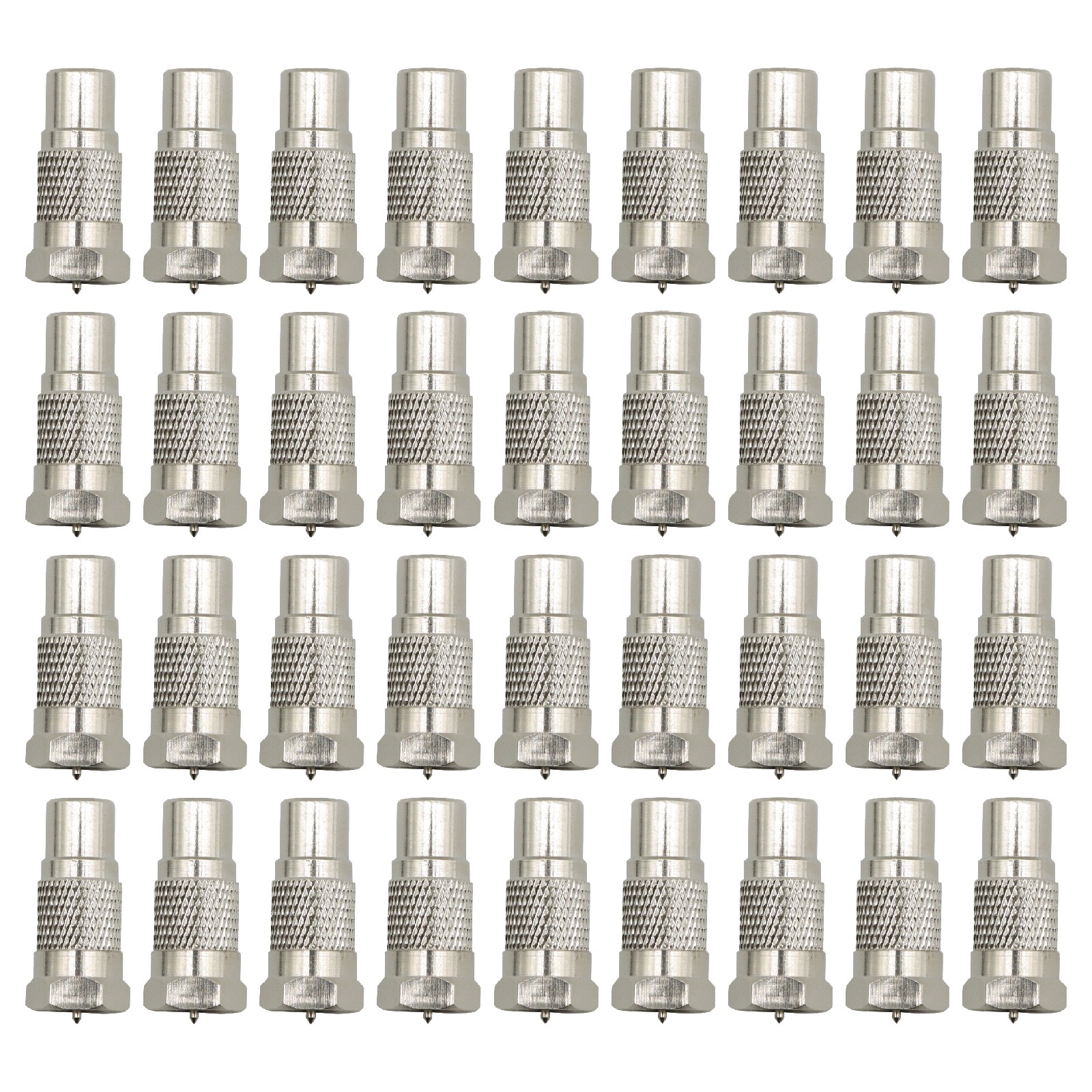 40x TV RF Video Connector Adapter F Male to RCA Female For Atari 2600 5200 7800