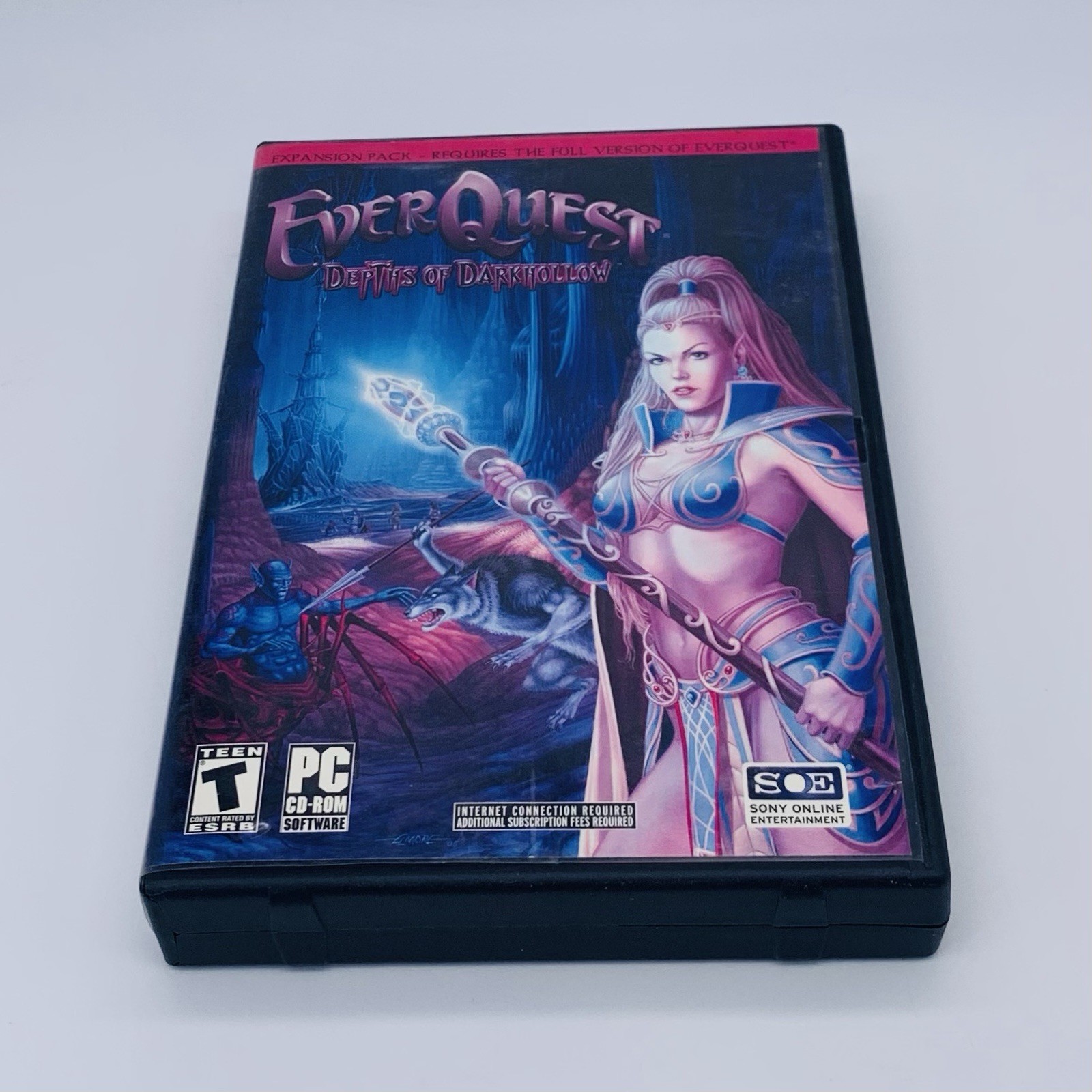 EverQuest: Depths of Darkhollow PC Expansion PK 2-Disc Manual Insert 4 Postcards