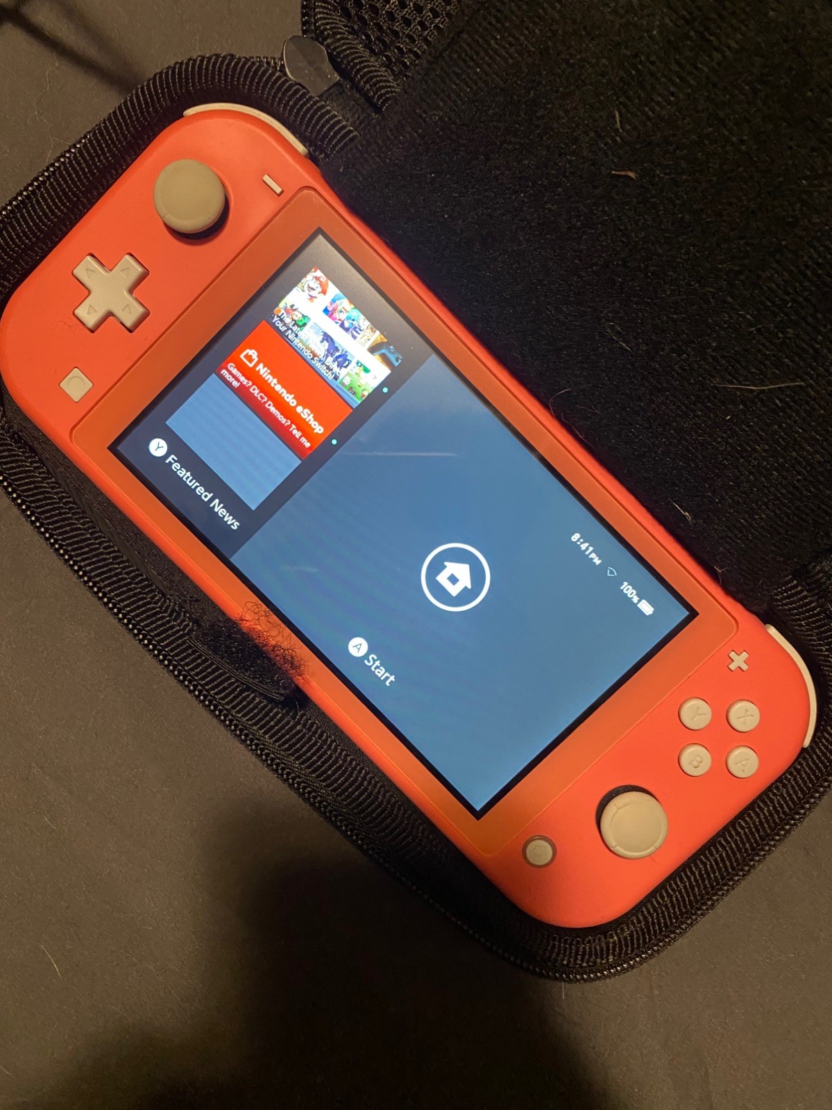 Nintendo Switch Lite Handheld Game Console HDH-001 Coral Pink