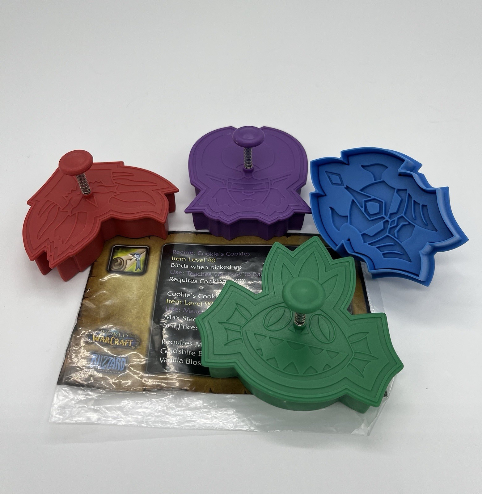 world Of Warcraft Cookie Cutters – Blizzard Entertainment Blizzcon Rare W recipe