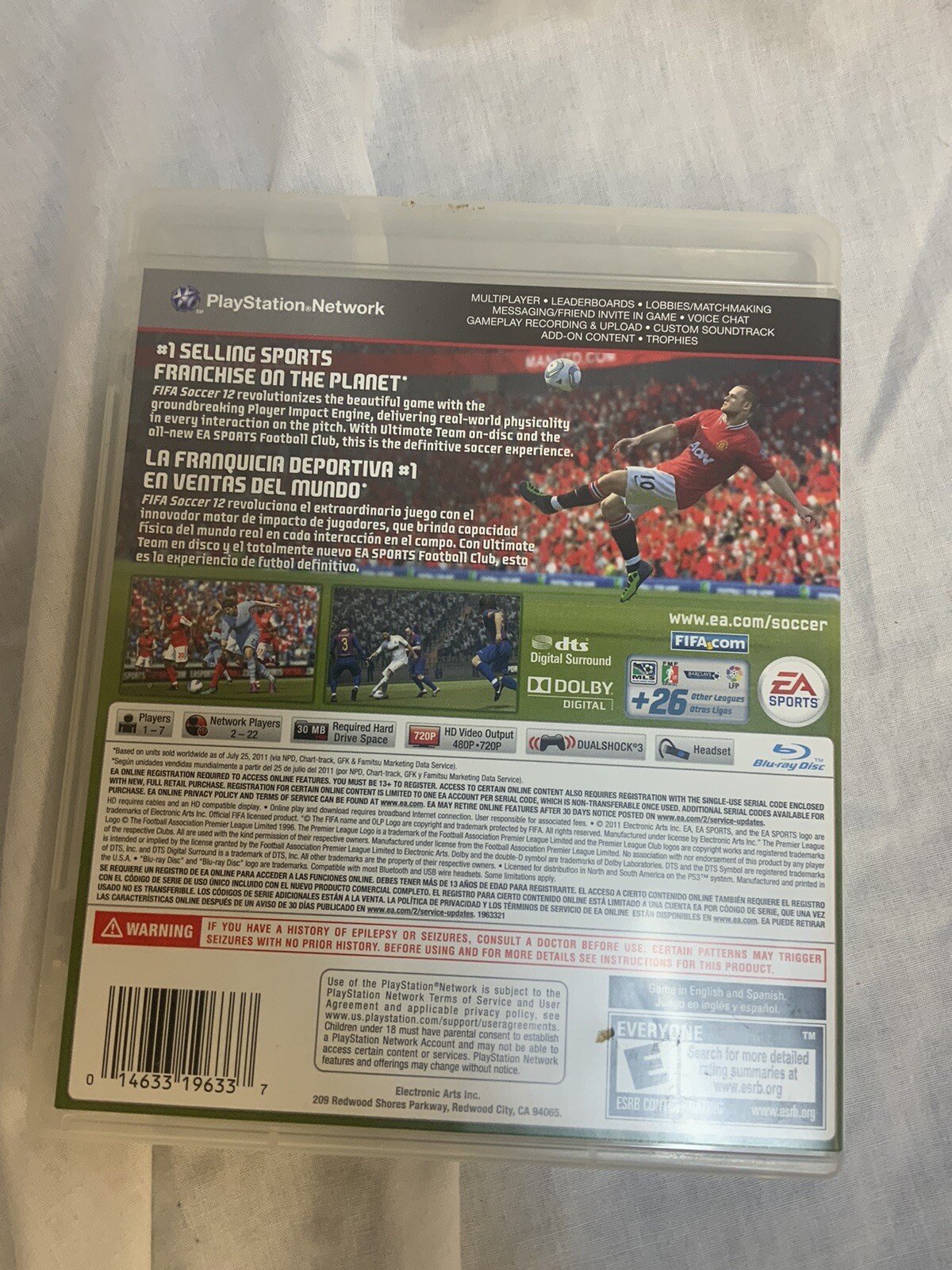 FIFA Soccer 12 (Sony PlayStation 3, 2011)