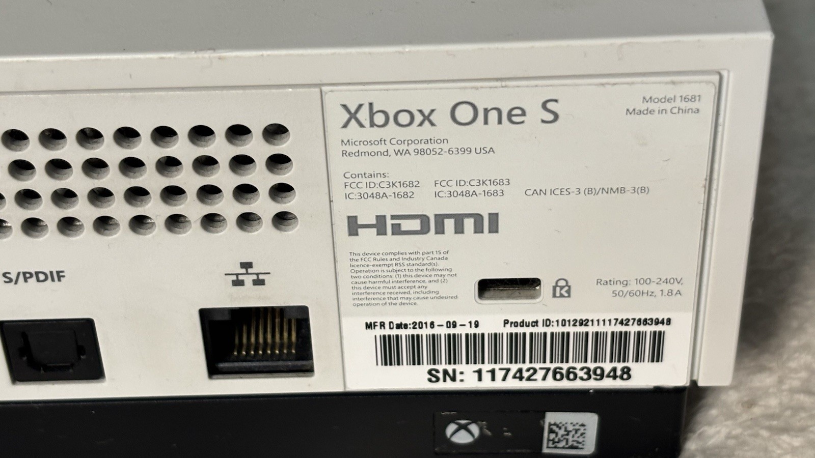 microsoft xbox one x 1tb console