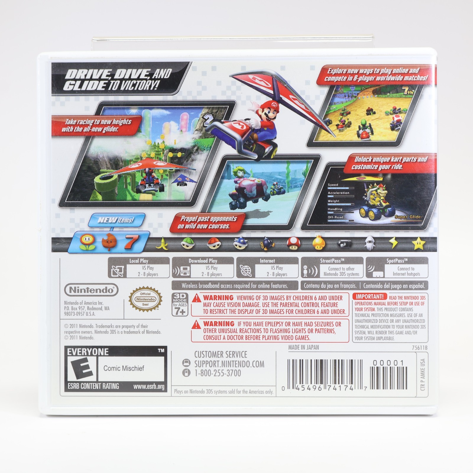Mario Kart 7 (3DS) CIB – Authentic Good Cond