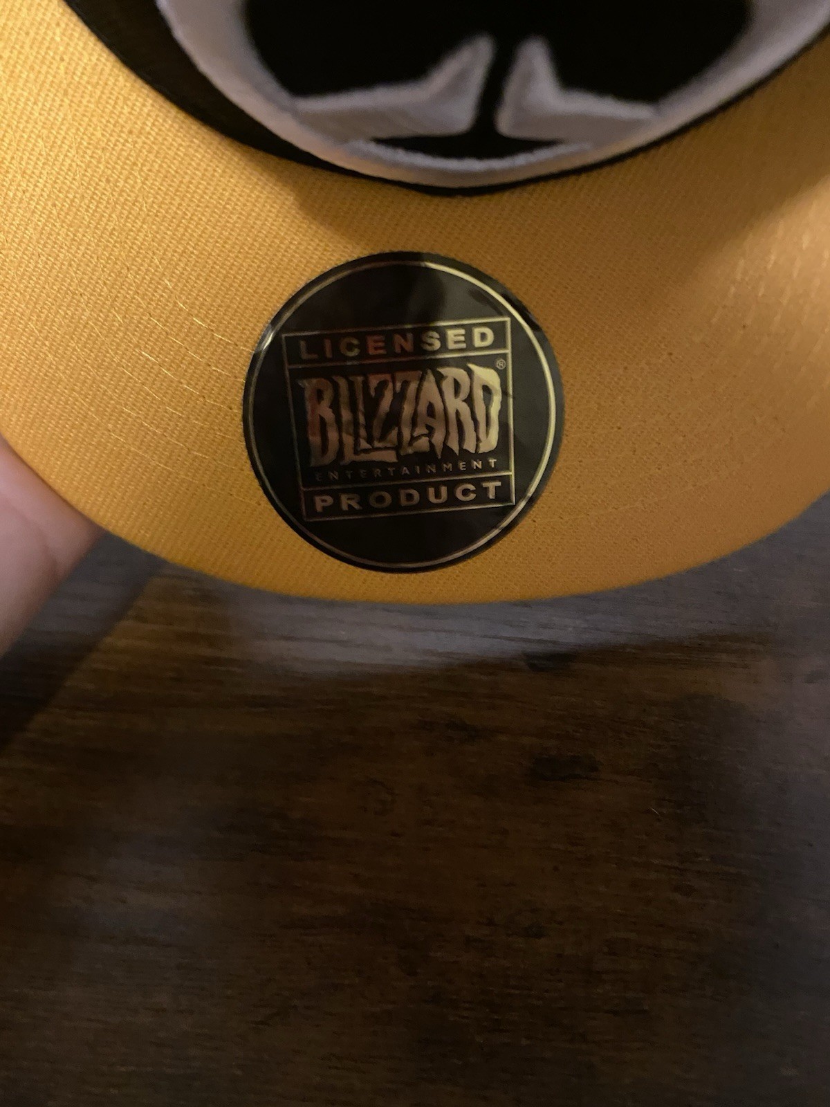 Blizzard Entertainment Overwatch Licensed Black/Yellow Snapback Hat Cap