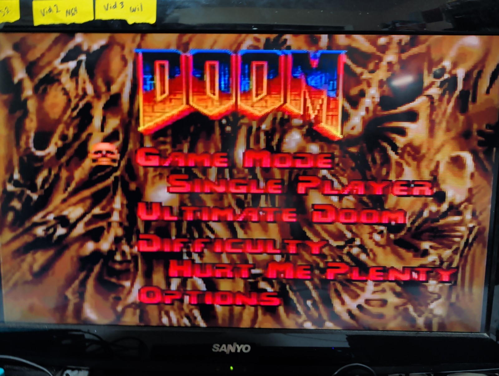 Doom ( Sony PlayStation 1 PS1 ) VG Disc – Reprinted Cover Art – Tested