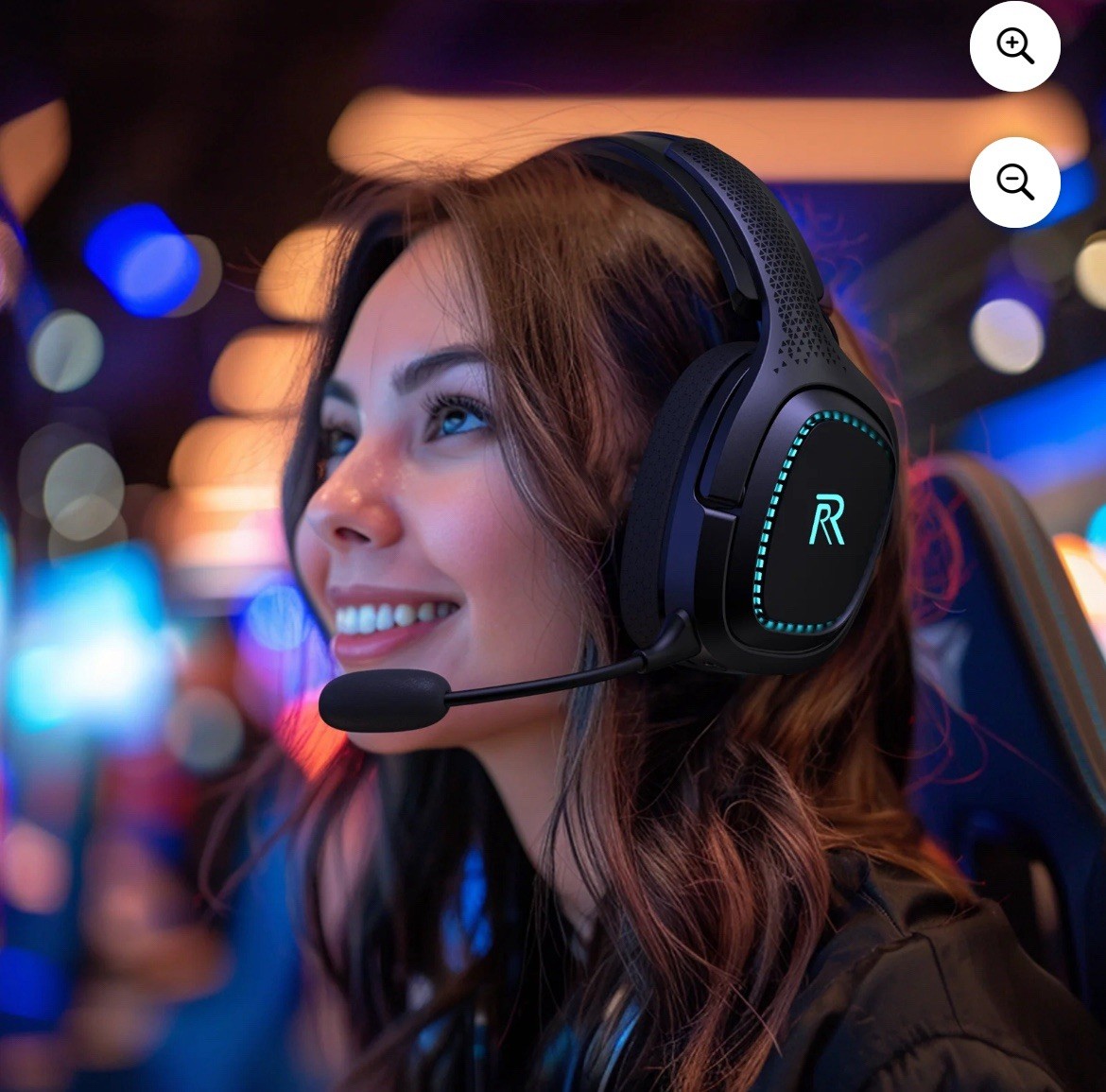 Ffn 2.4GHz Wireless Gaming Headset For Ps5/ps4,pc,switch’ Bluetooth 5.2