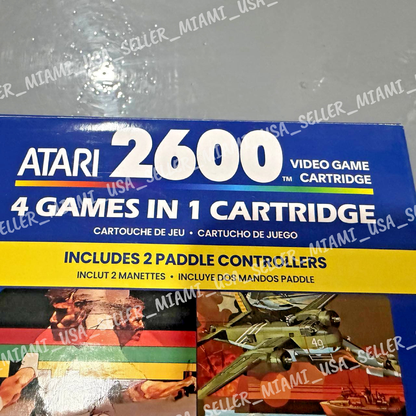 Atari 2600+ Plus 4 Games In 1 Cartridge – 2 Paddle Controllers – Special Bundle