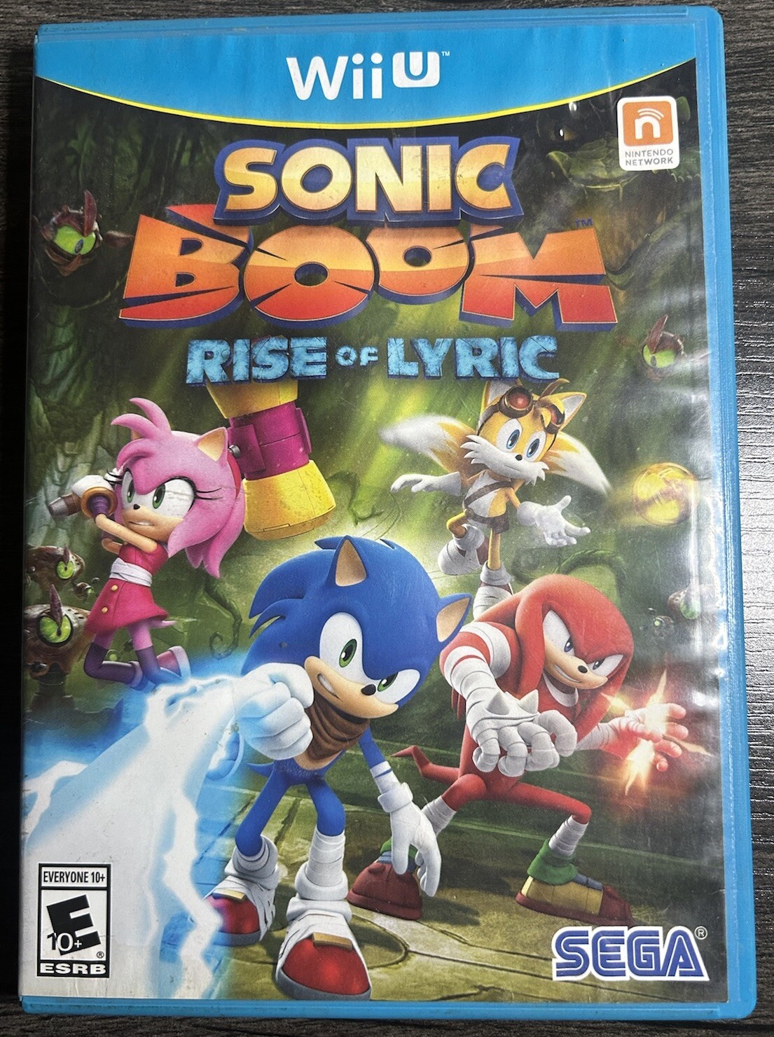 Sonic Boom: Rise of Lyric (Nintendo Wii U, 2012) Video Game No Manual – *TESTED*
