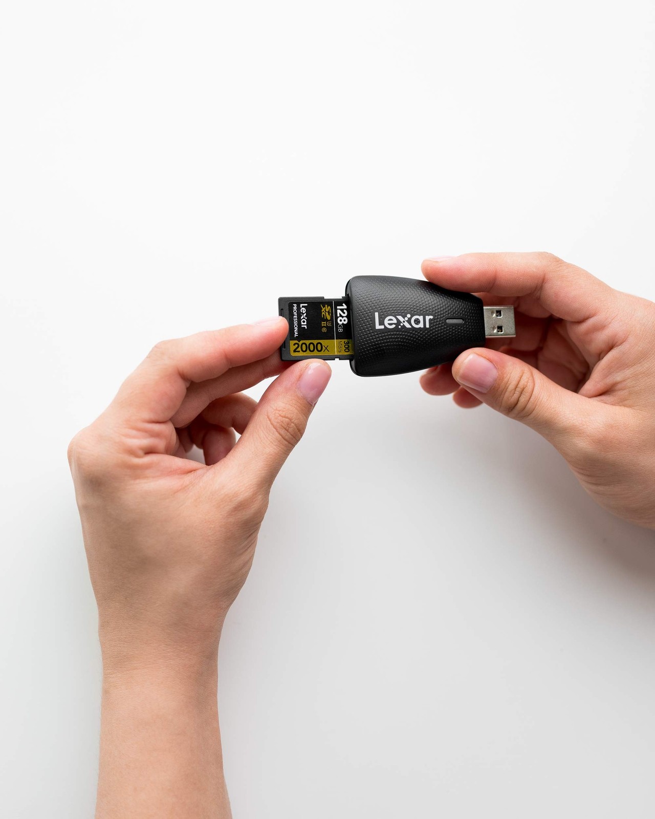 Lexar Multi-Card 2-in-1 USB 3.1 Reader, Works with SD and microSD Cards (LRW4…