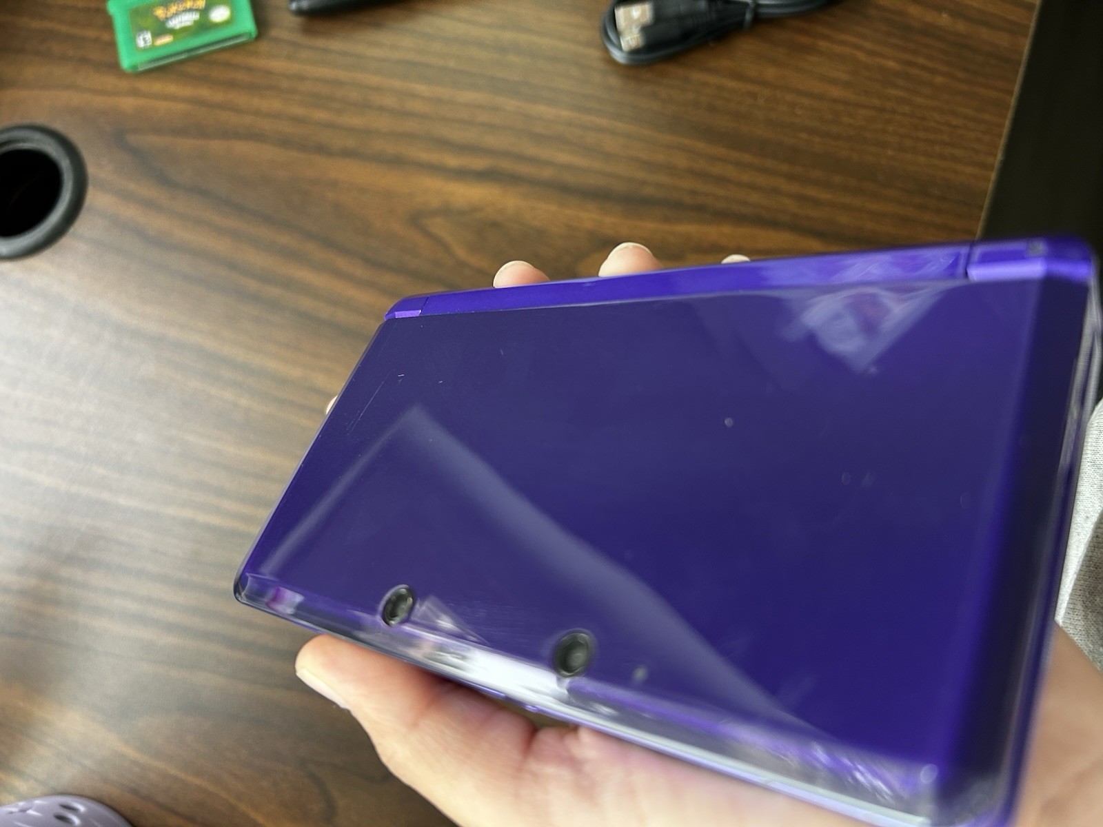 USA VERSION Nintendo 3DS Handheld System tested/working-midnight purple FASTSHIP
