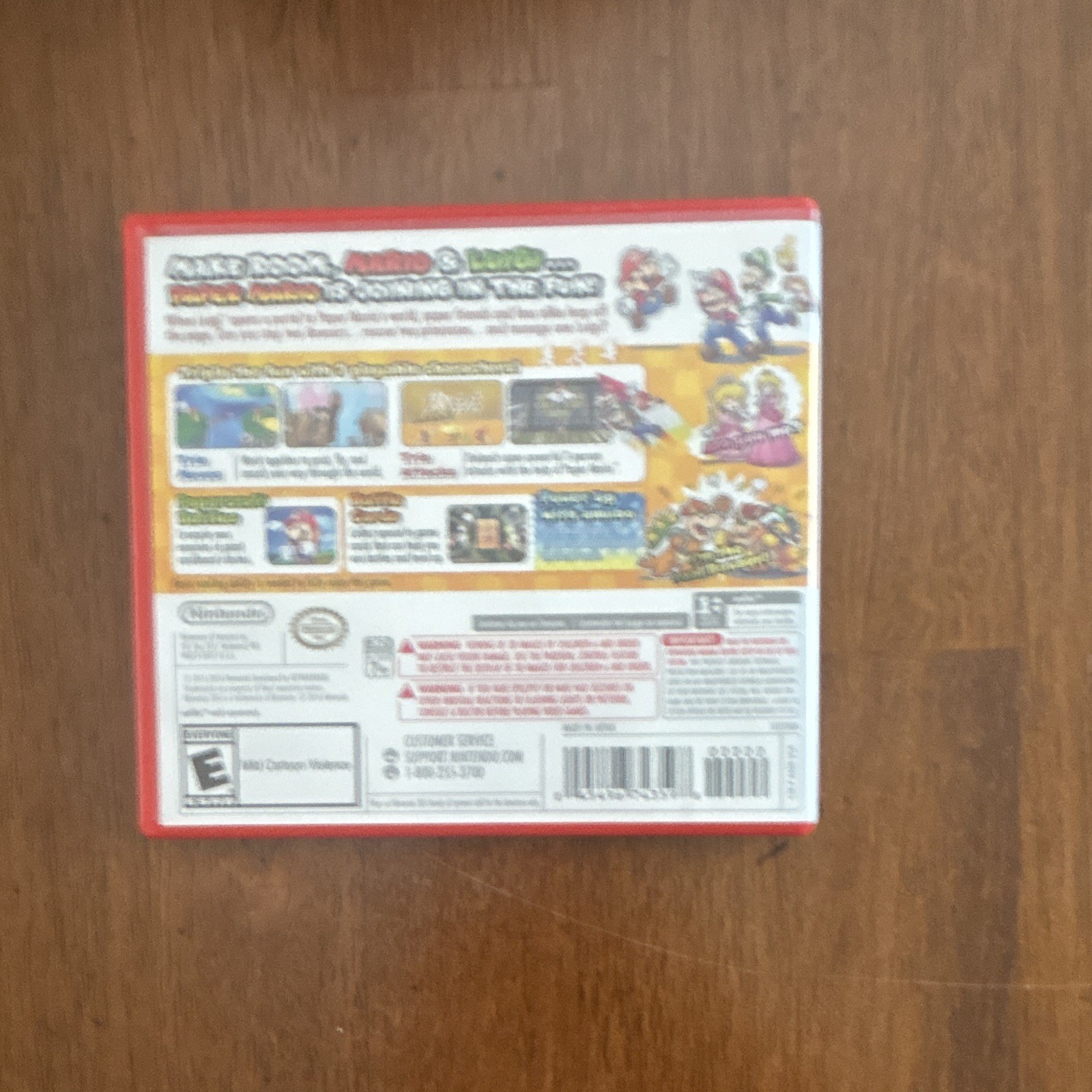 Nintendo Mario & Luigi: Paper Jam RPG Turn-Based E 2015 3DS NTSC-U/C Manual