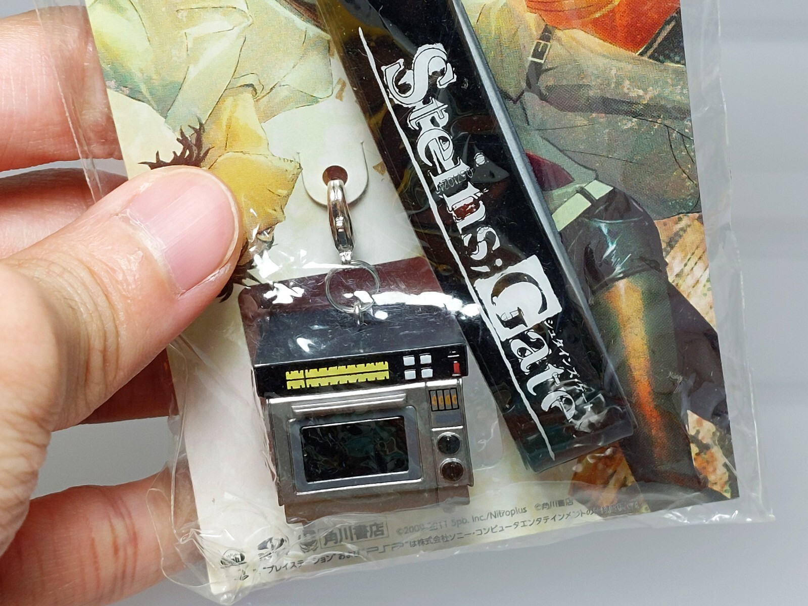 Steins;Gate Microwave Figure Strap PSP Nitroplus 2011 Japan New 0.9in