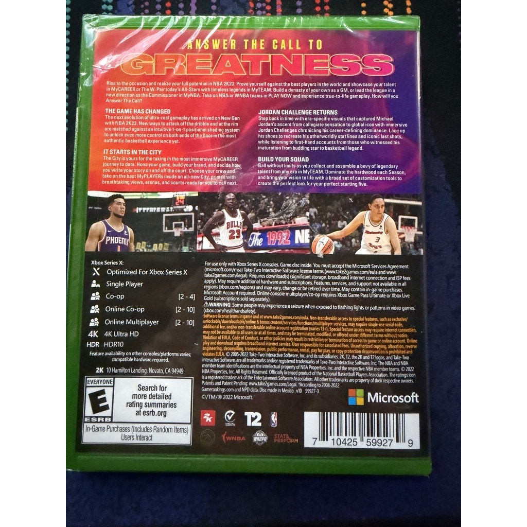 NBA 2K23 Standard Edition (Xbox Series X) – Brand New & Factory Sealed