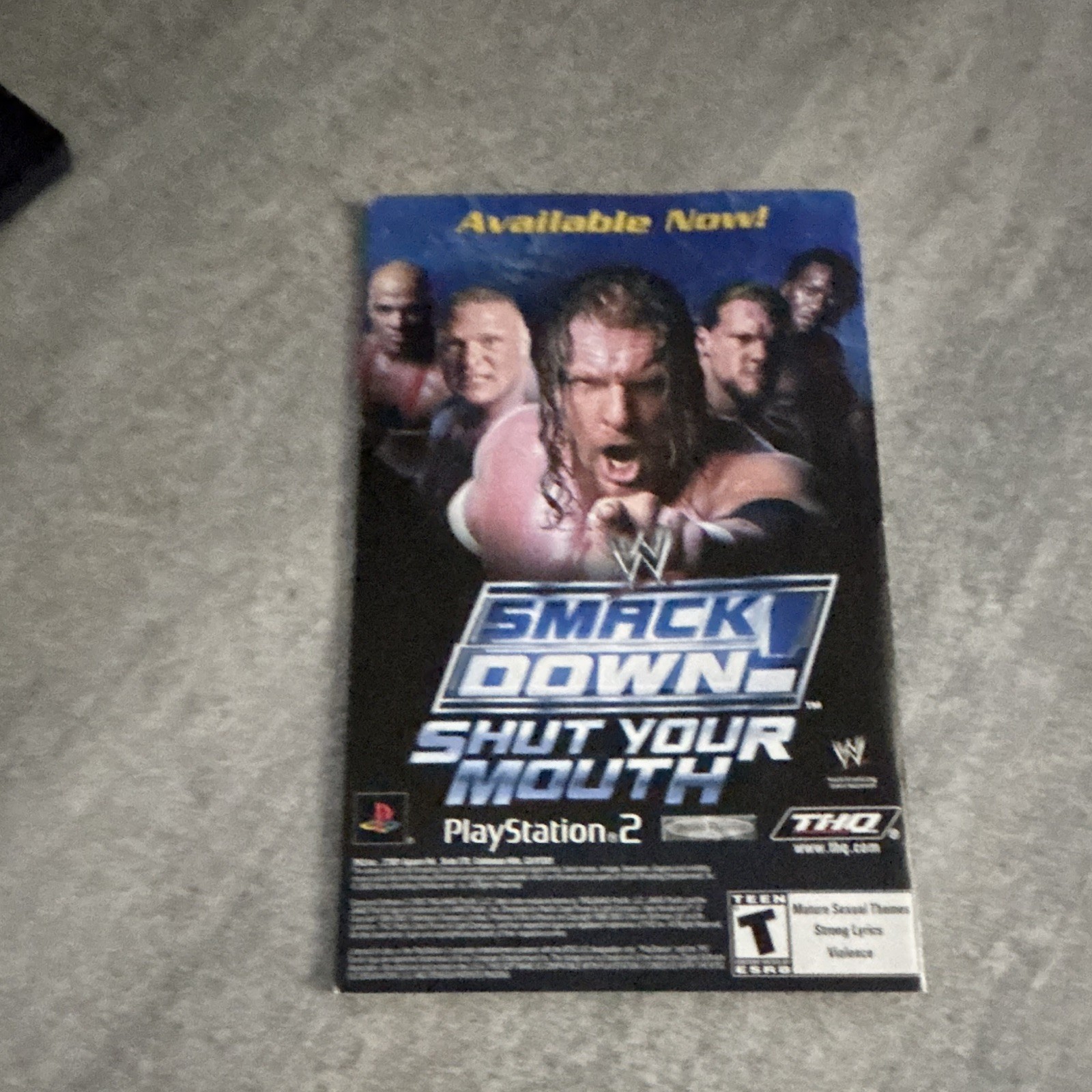 THQ WWE Crush Hour Sony PlayStation 2 PS2 Racing T Manual Included NTSC-U/C