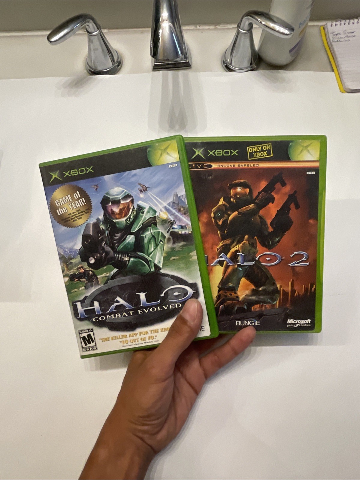 Halo CE Combat Evolved, Halo 2 Xbox Original Fully Tested 100% + Free Shipping!!