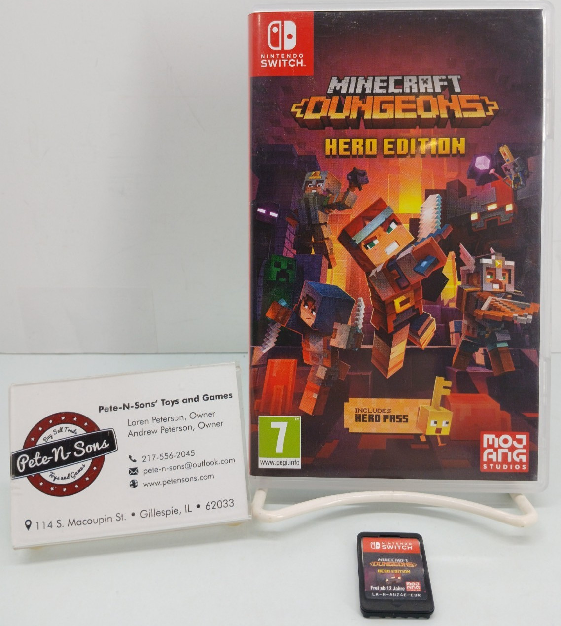 2020 Microsoft: Nintendo Switch: Minecraft Dungeons Hero Edition: Clean & Tested