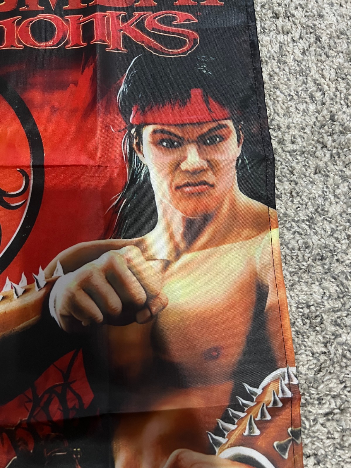Mortal Kombat Shaolin Monks Custom Wall Flag Banner Tapestry 2 x 3 Ft, PS2