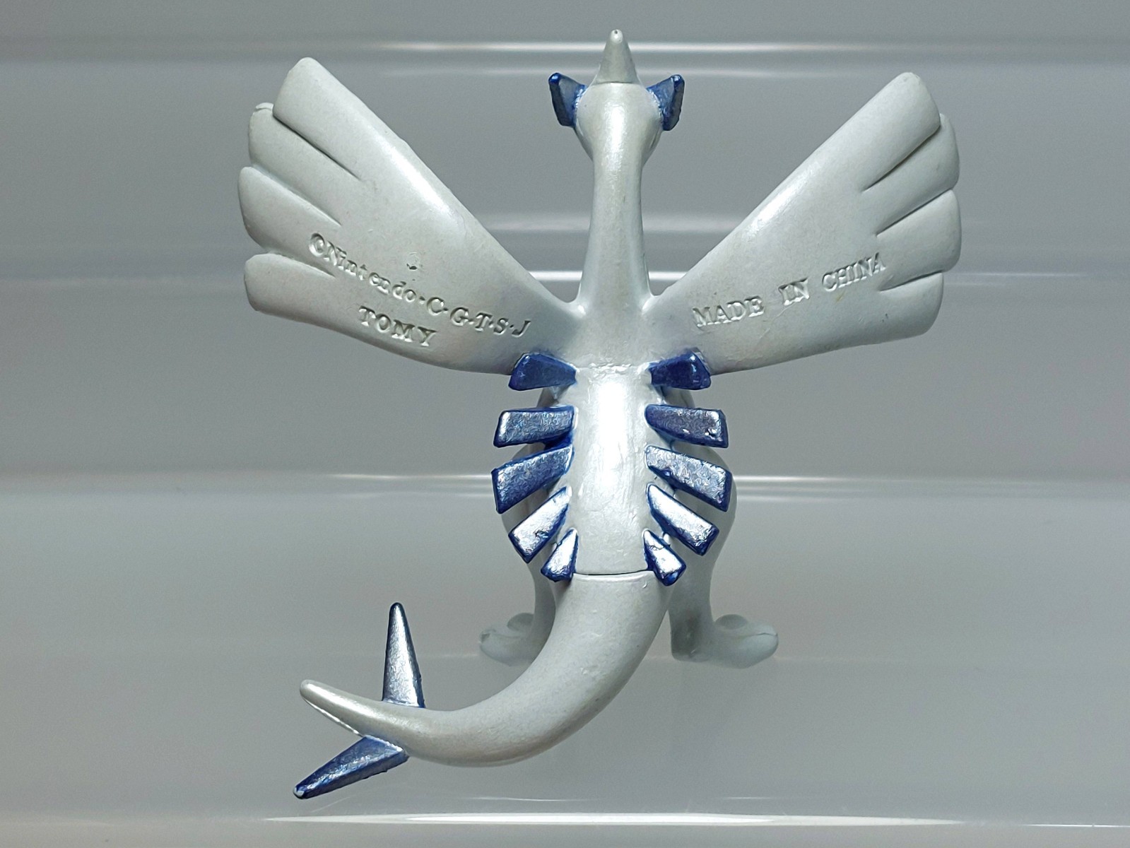 Lugia (Metallic ver) Pokemon Movie Monster Collection Figure Tomy N08 2.6in