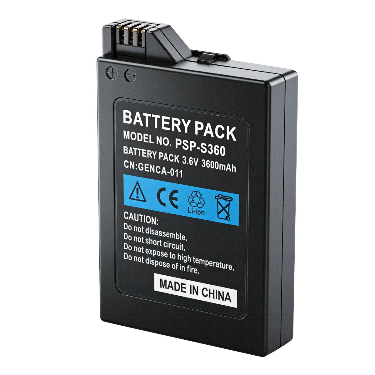 Battery 3600mAh for Sony PSP Slim 2001 2000 3000 3001 Rechargeable Replacement