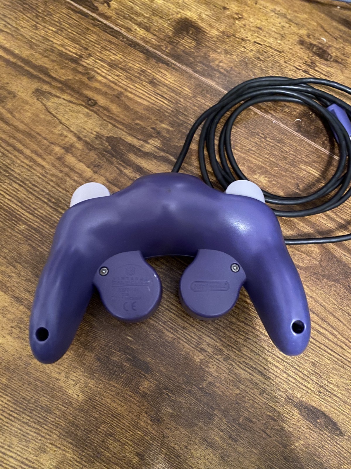 Nintendo GameCube Controller Purple Indigo OEM Original DOL-003 Vintage