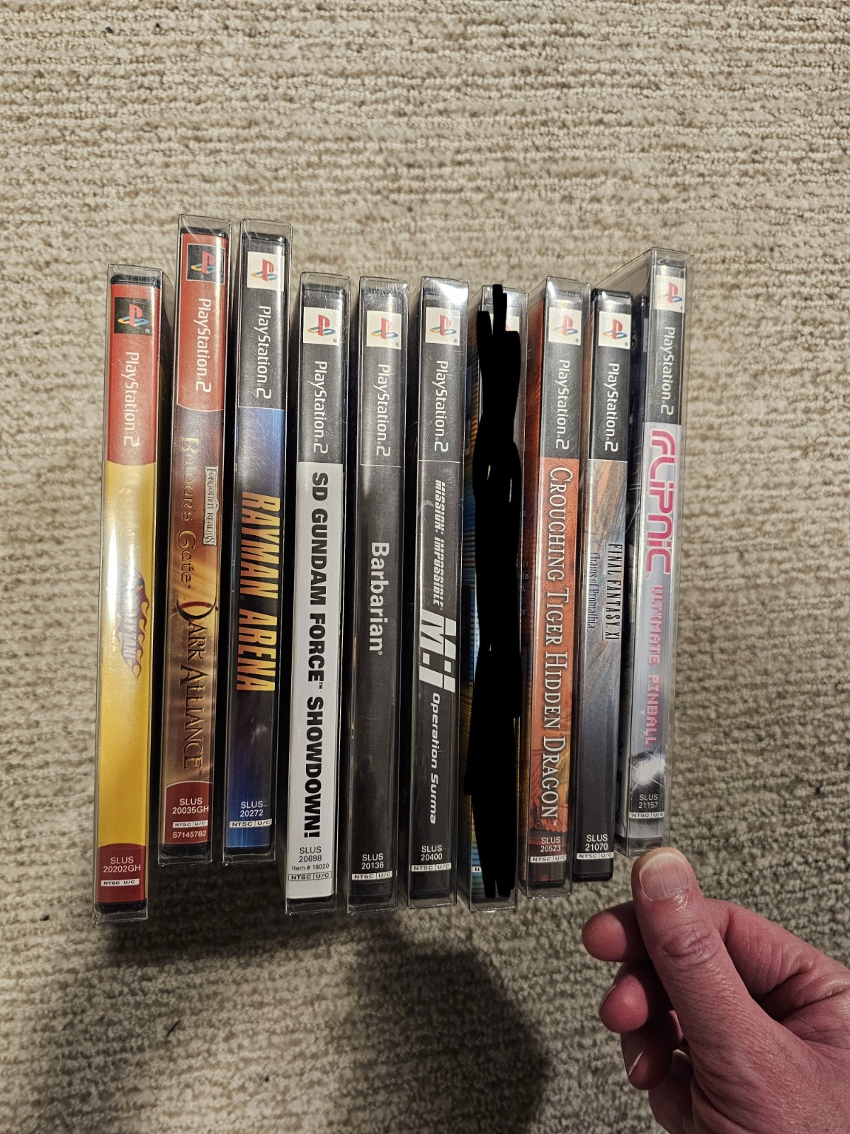 PS2 PlayStation 2 New Sealed Game Lot Final Fantasy Rayman Baldurs Crazy Taxi