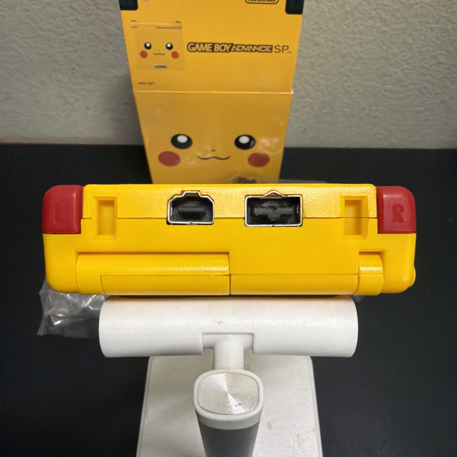 Nintendo Game Boy Advance SP Pikachu Handheld Brighter IPS Screen Yellow