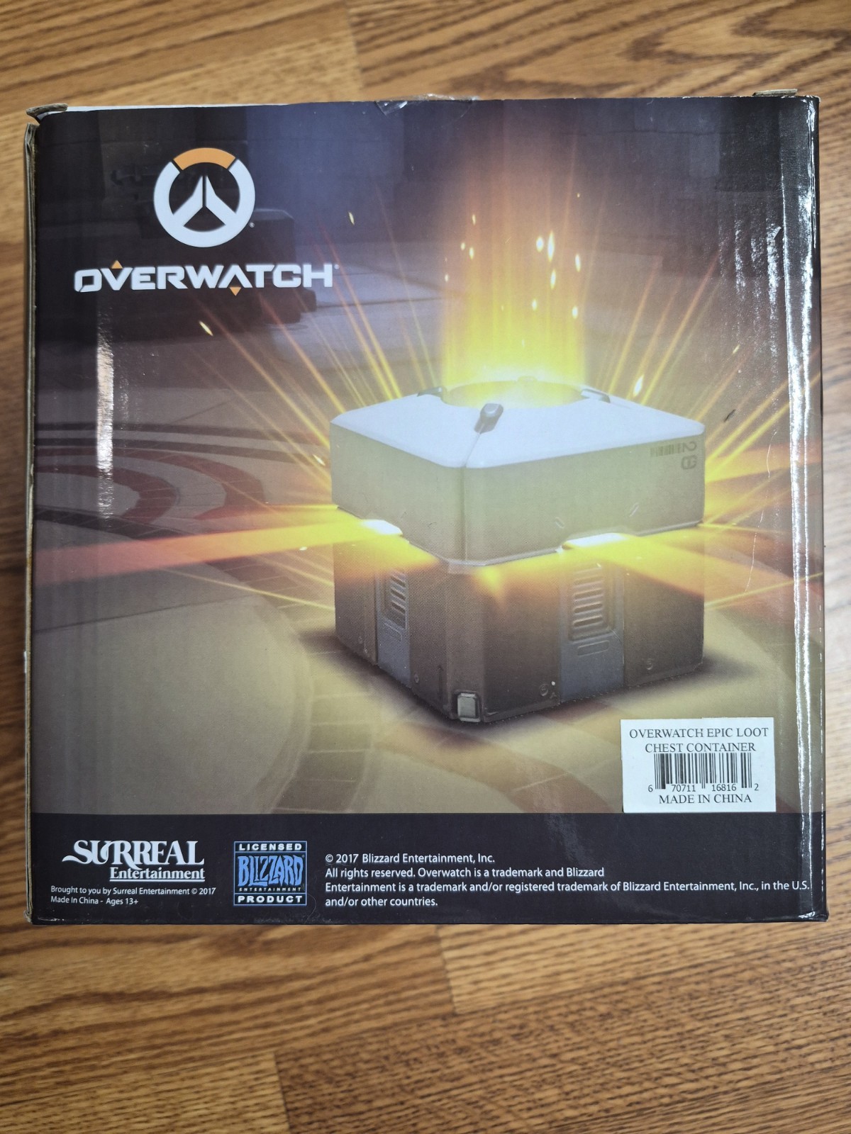 Overwatch 5 1/2″ x 6 3/4″ Loot Box Ceramic Cookie Jar
