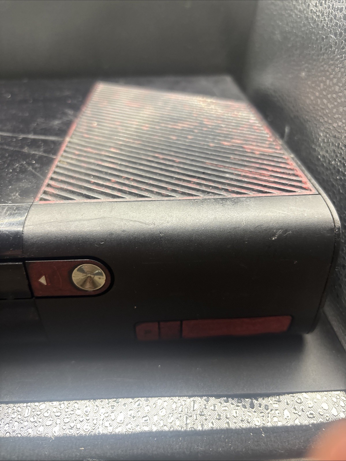 Microsoft Xbox 360 E Console Only Model 1538 Black Unable to test no power cord