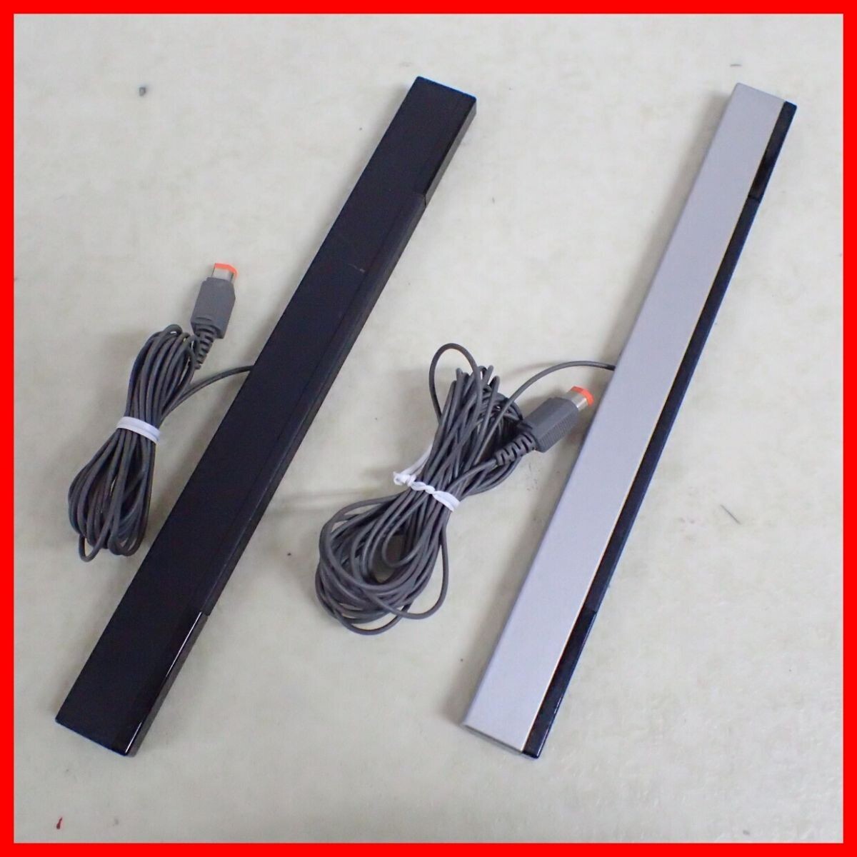Lot Official Nintendo Wii Sensor Bar Wired Infrared for Wii Wii U Bulk [Tested]