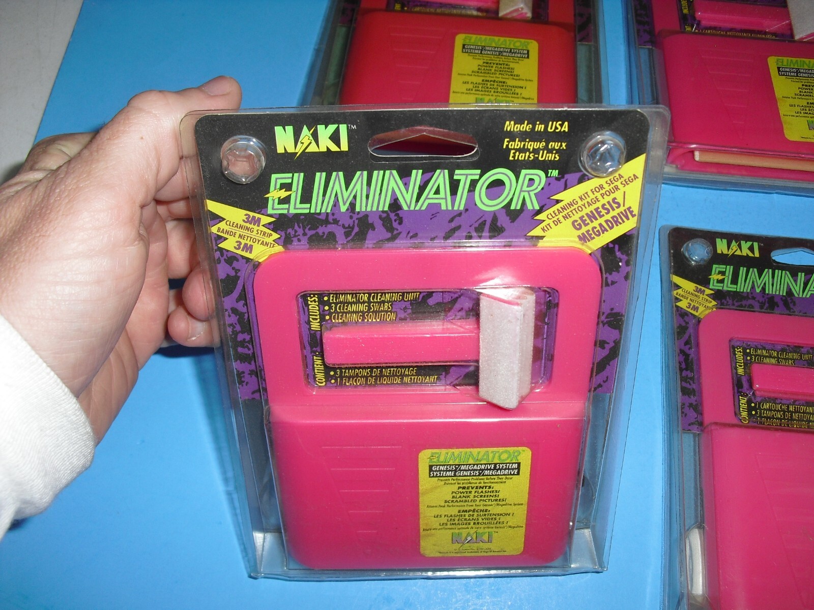 Lot of 7 Naki Eliminator Genesis Mega Drive Cleaning Kit BRAND NEW!