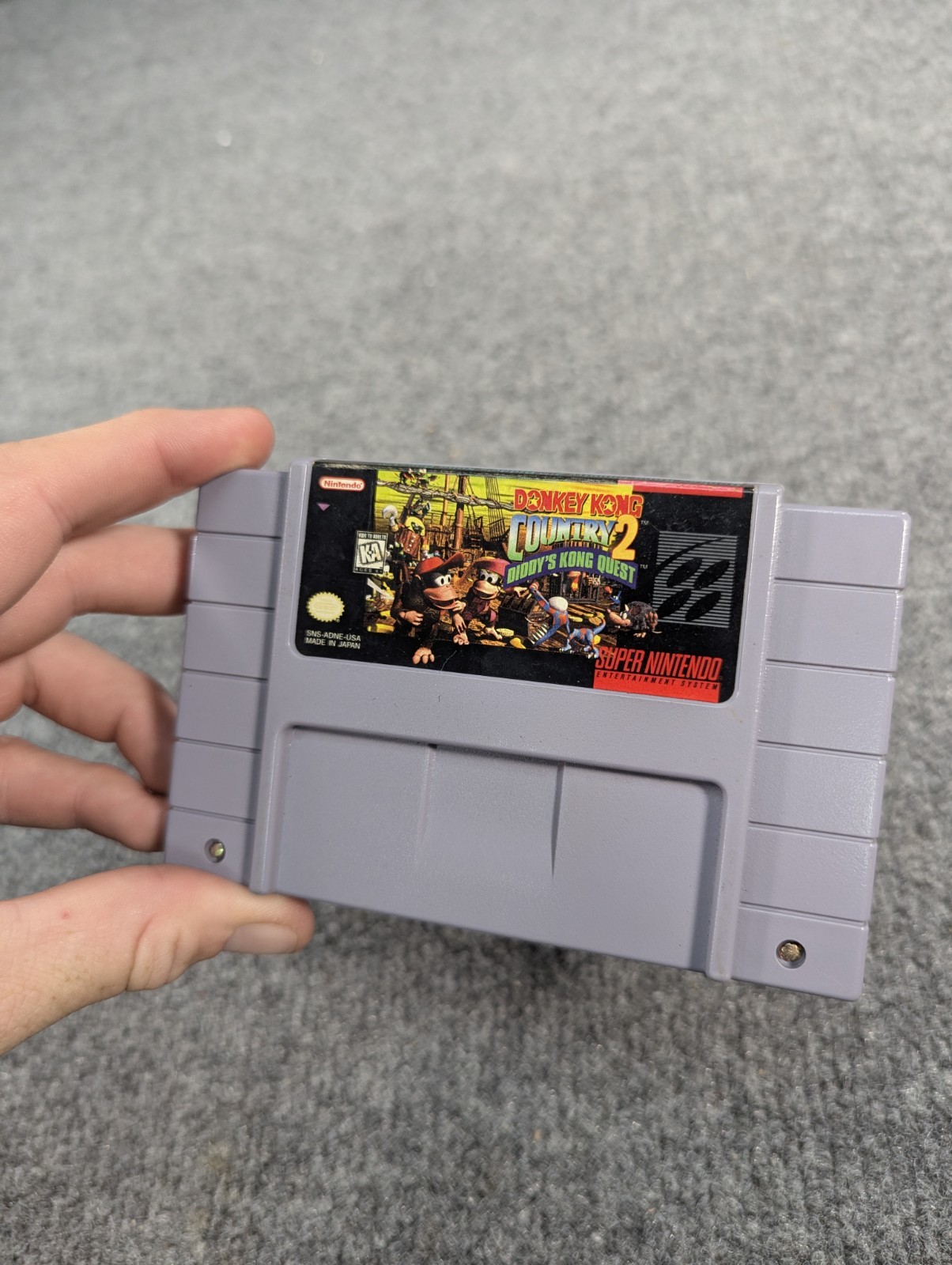 Donkey Kong Country 2 : Diddy’s Kong Quest – Super Nintendo SNES – Tested