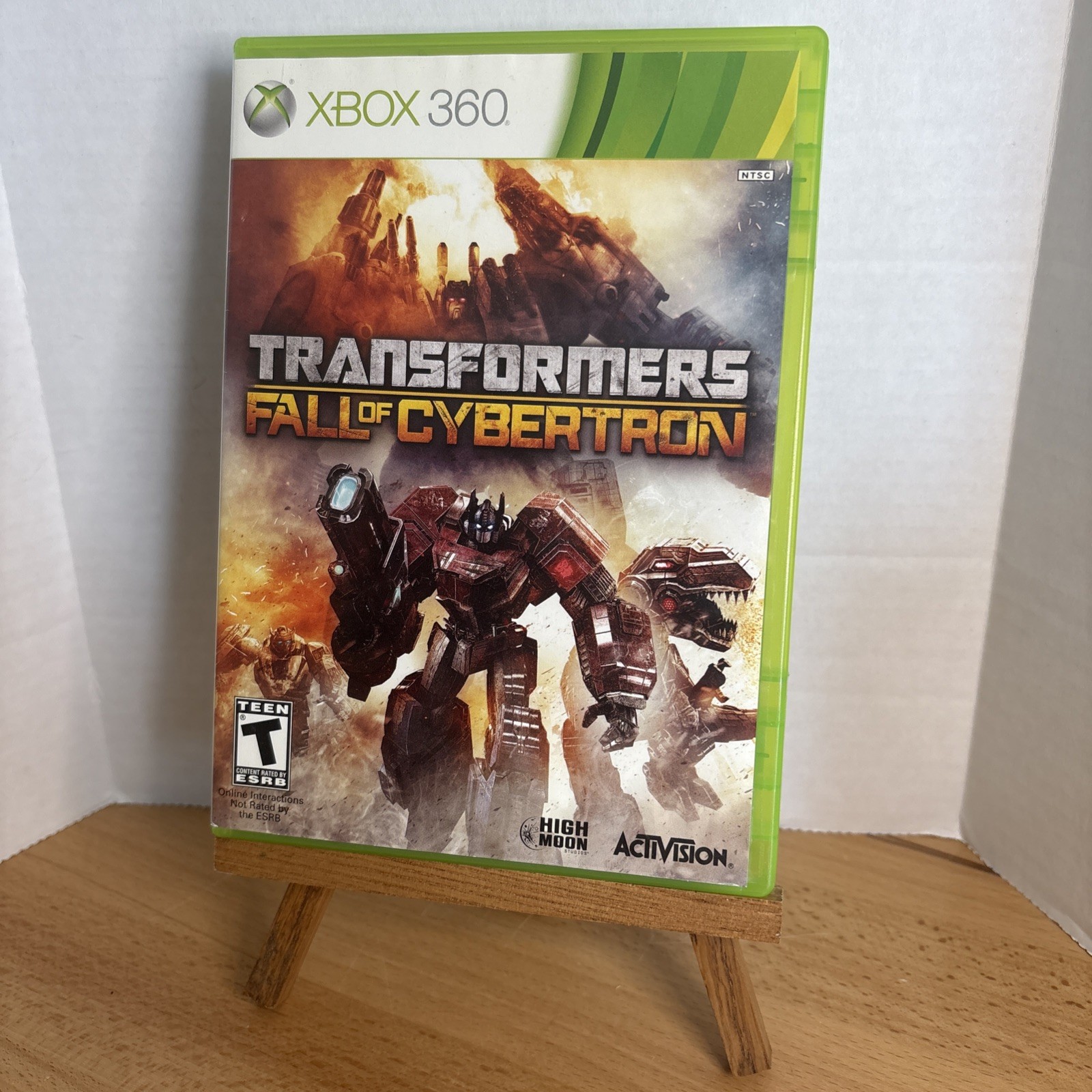 Transformers Fall of Cybertron Xbox 360 with Manual Resurfaced Pics Working