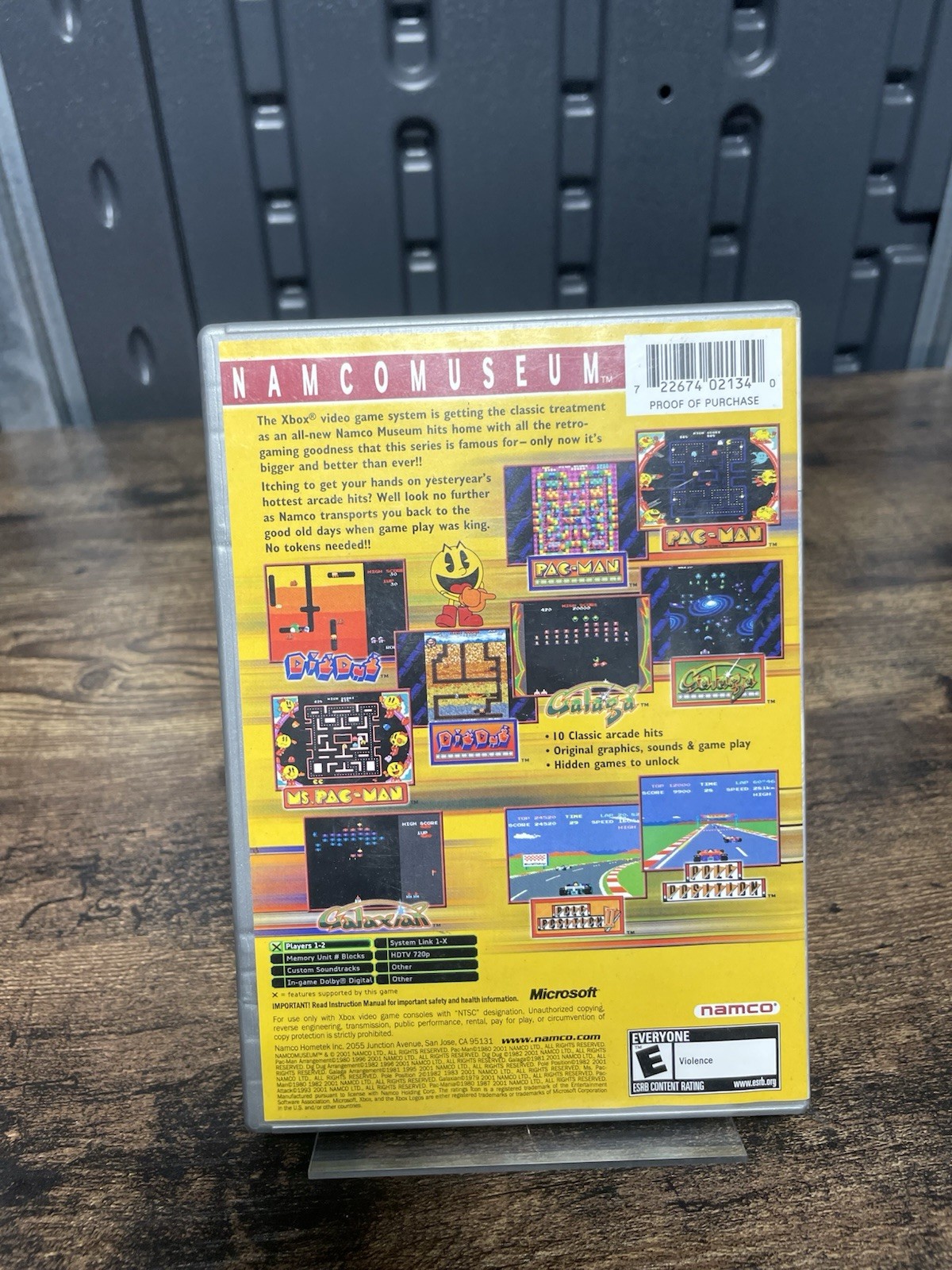 Namco Museum (Microsoft Xbox, 2002)
