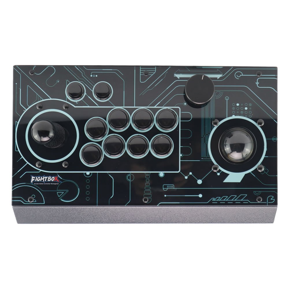 FightBox R10-PRO Arcade Fight Stick With Trackball&Spinner Retro Game Controller