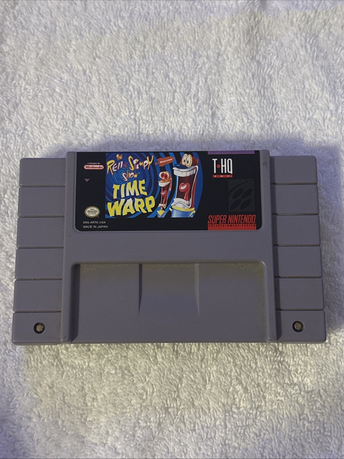 Ren & Stimpy Show: Time Warp (Super Nintendo SNES) – Works
