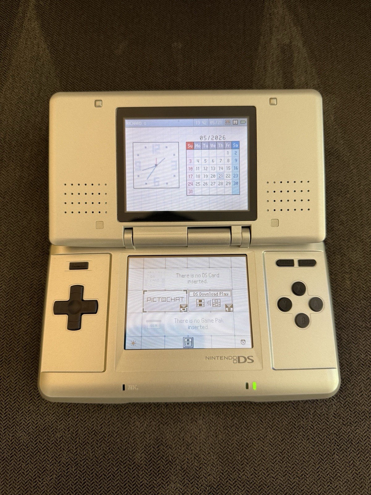 Nintendo DS Handheld System – Silver