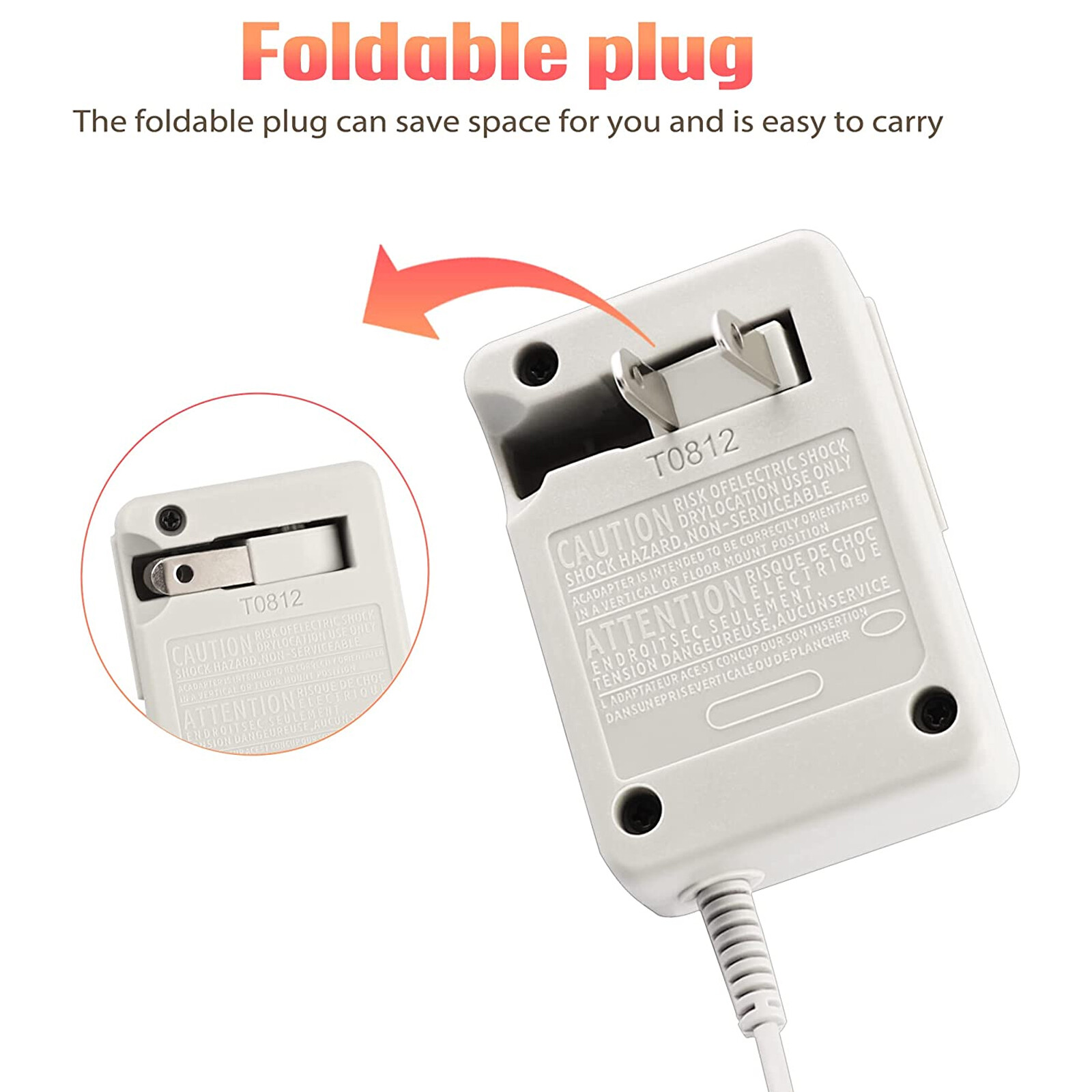AC Adapter Home Wall Charger Cable for Nintendo DSi/ 2DS/ 3DS/ DSi XL System USA