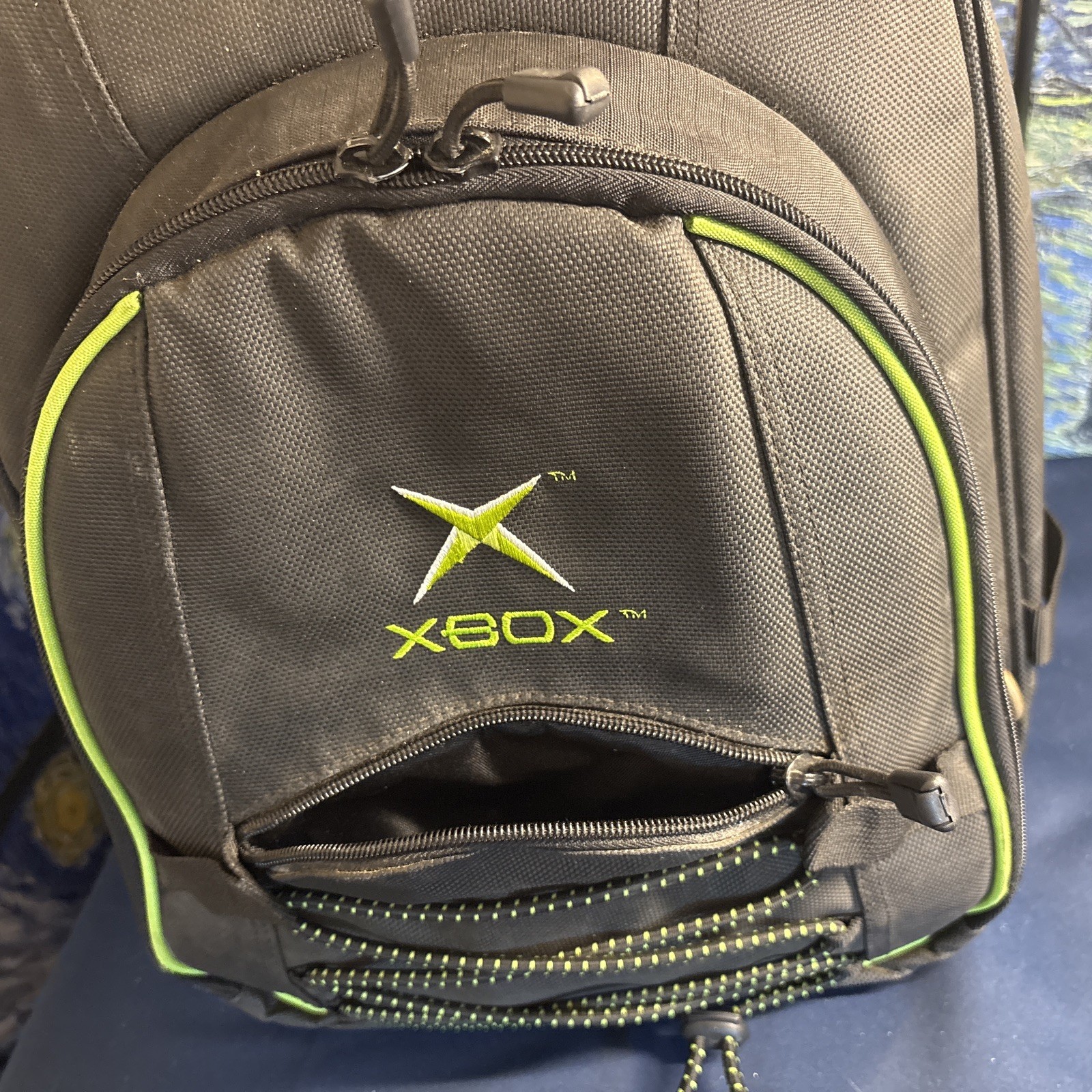 Original Microsoft Xbox Padded Videogame Console Travel Backpack Vintage