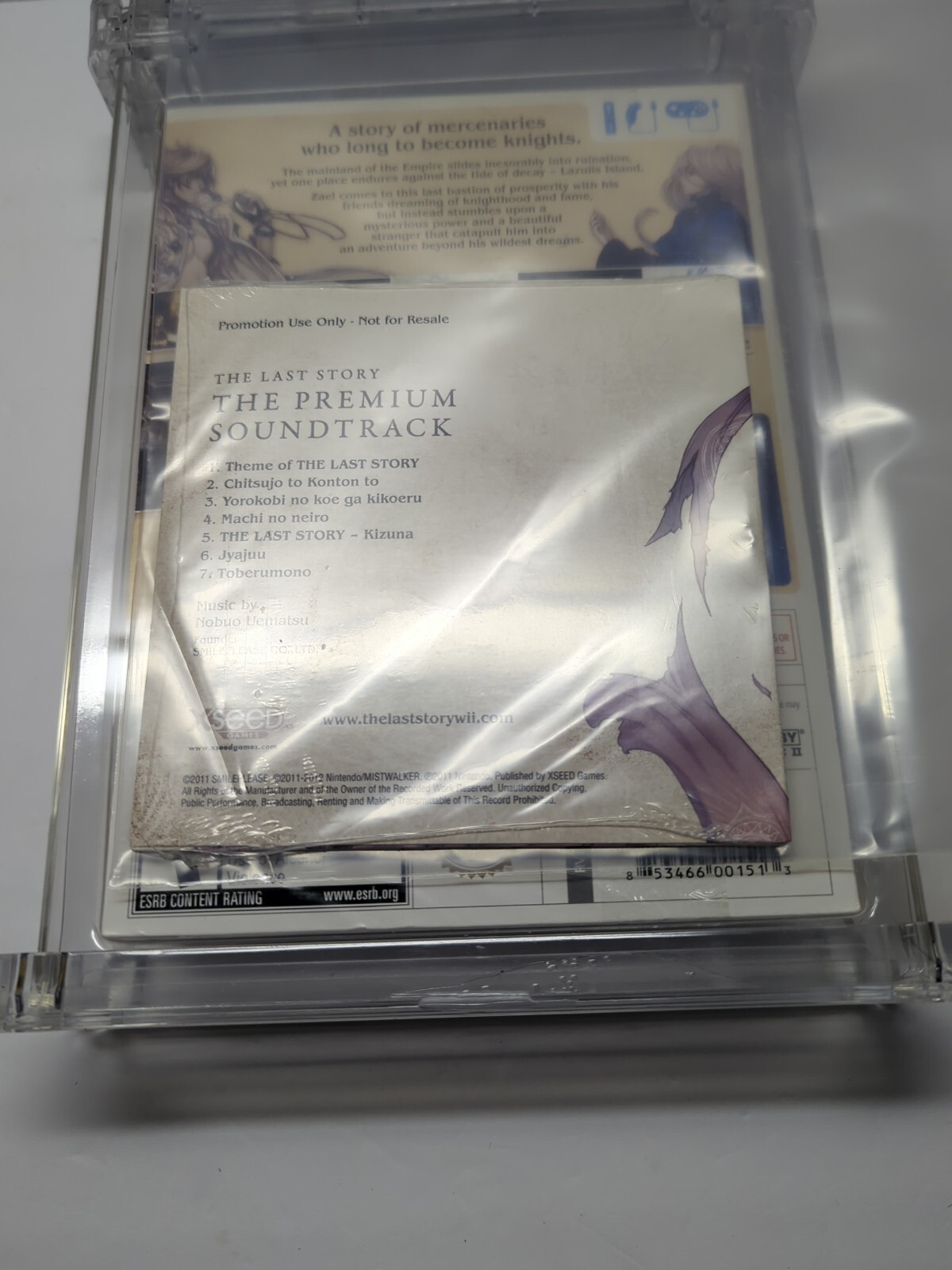 Nintendo Wii The Last Story Limited Edition New Sealed Graded WATA RARE CD GRADE