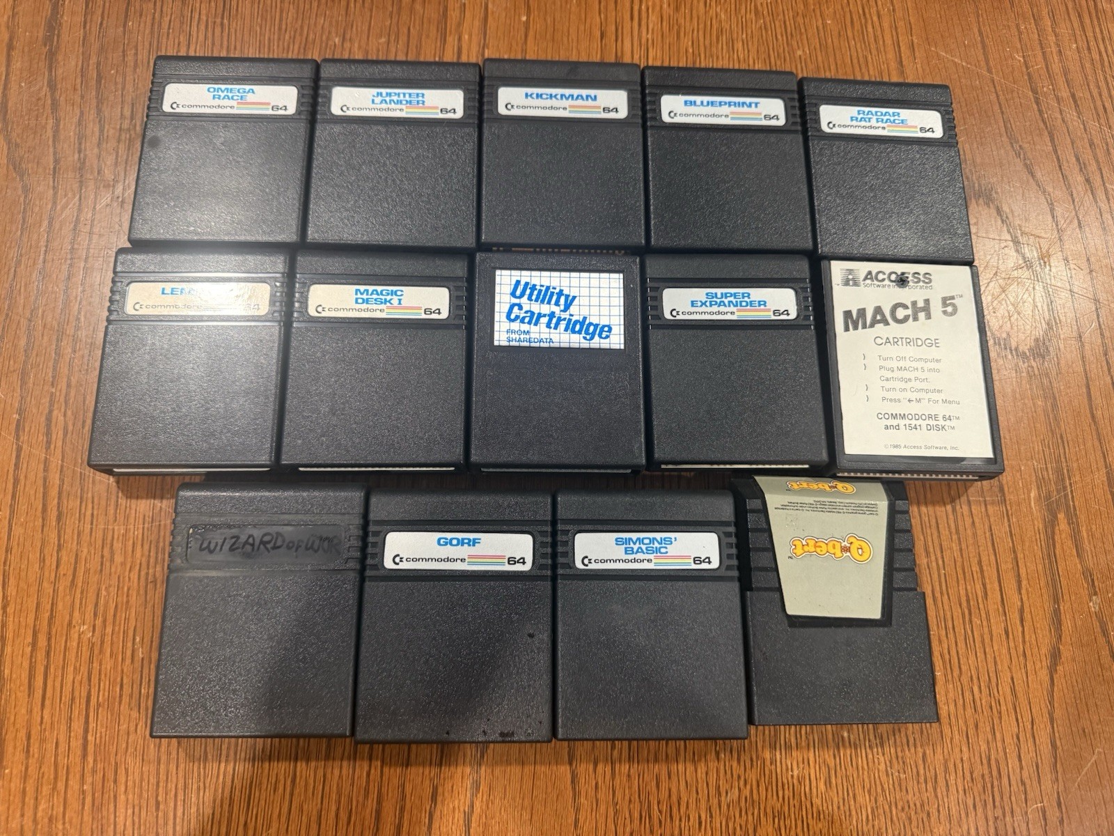 Commodore 64 Massive Cartridge Lot