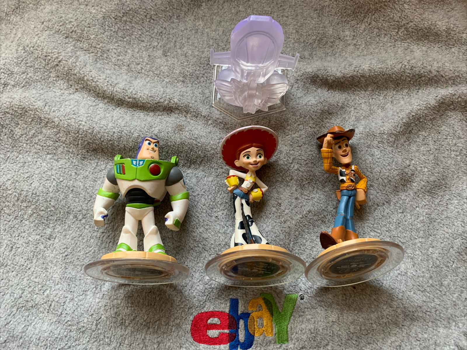 Disney Infinity Characters Toy Story Buzz Lightyear, Woody, Jessie & Crystal