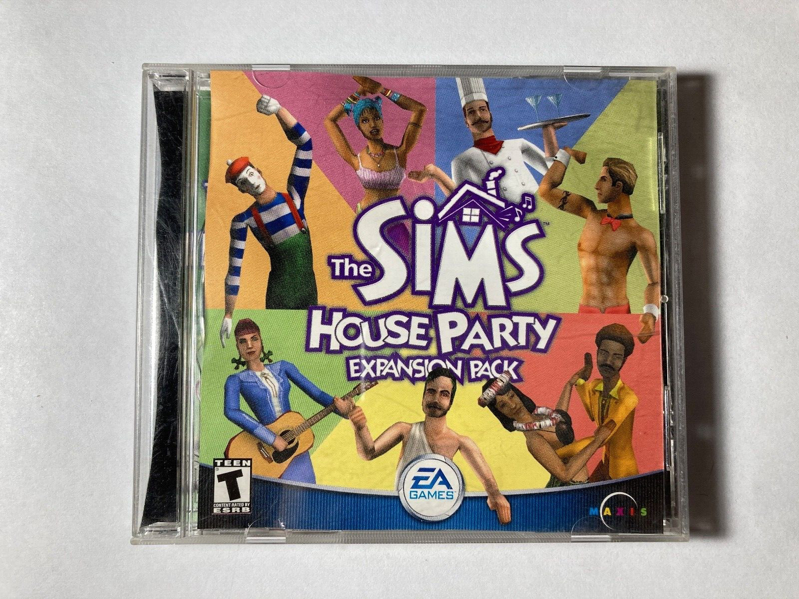 Lot of 2 – The Sims & House Party Expansion for PC w/ Product Key
