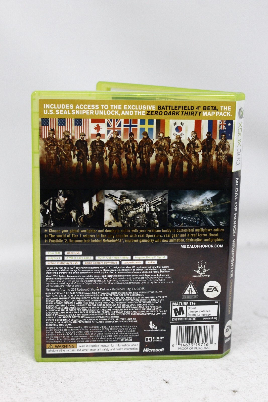 Medal of Honor: Warfighter — Battlefield 4 Beta – Limited Edition (Xbox 360)