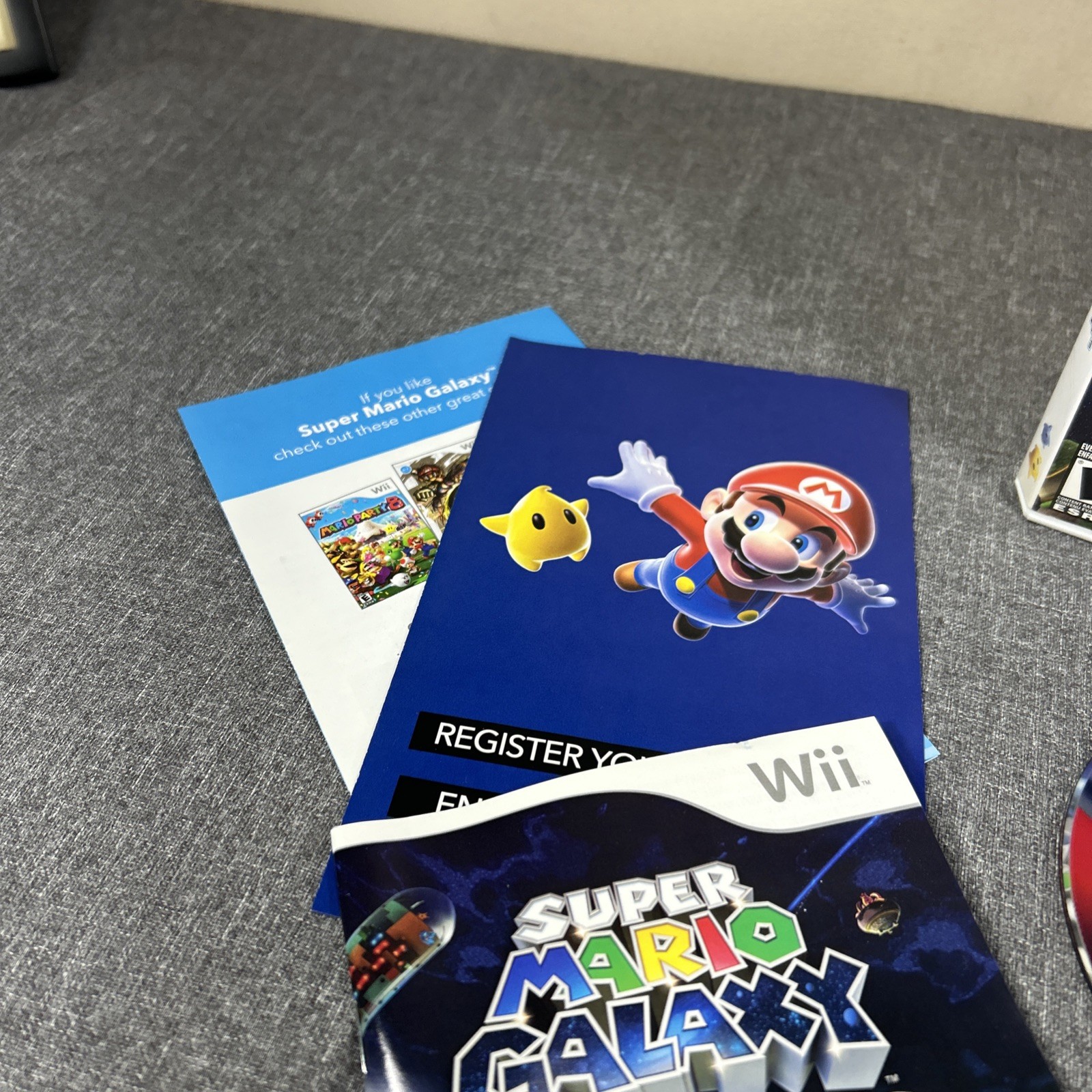 Super Mario Galaxy (Nintendo Wii, 2007) CIB Nice Condition Clean