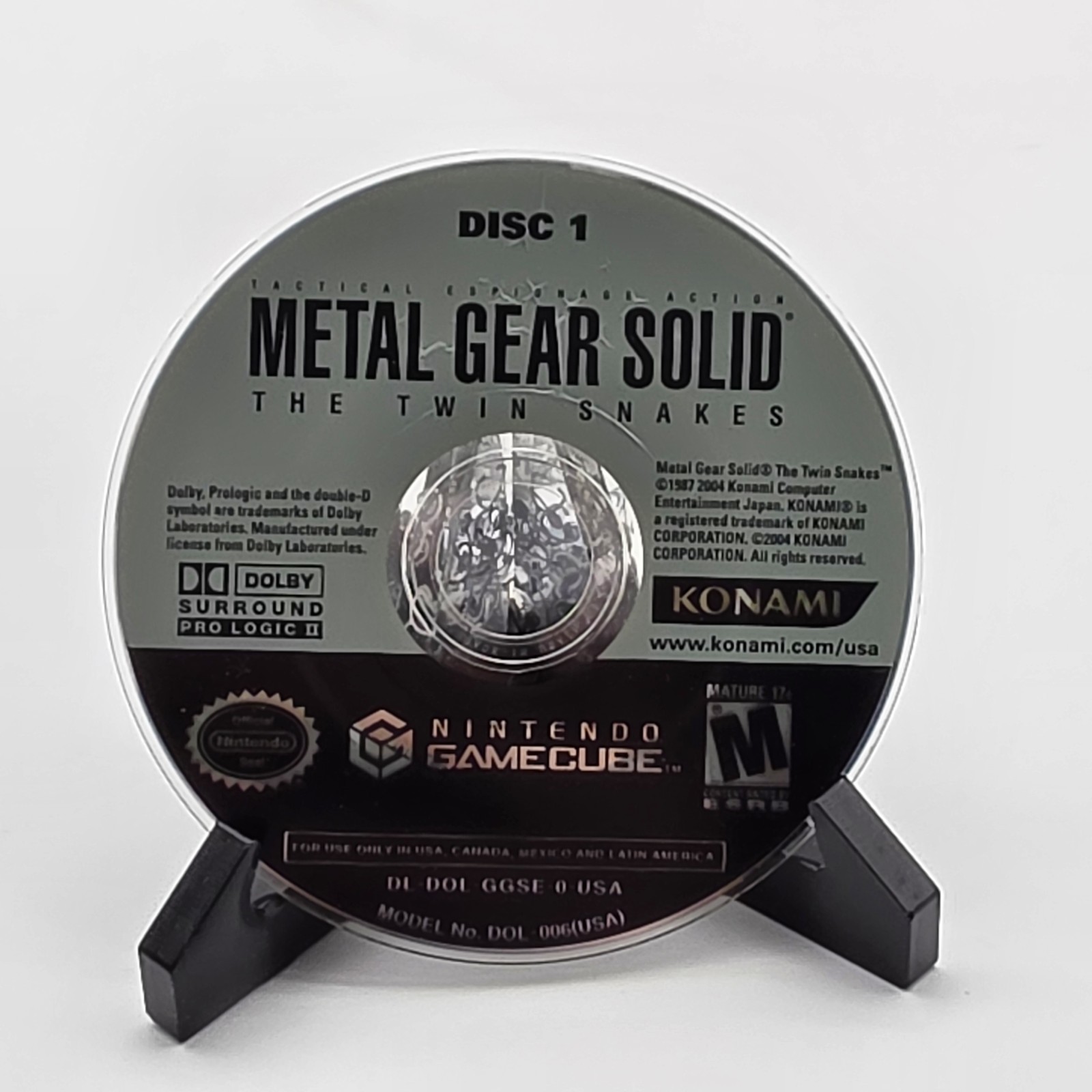 Metal Gear Solid: The Twin Snakes–Nintendo GameCube~2-Disc~Tested~no manual